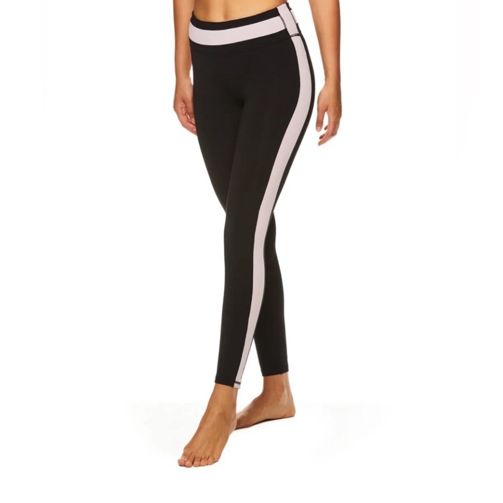 Gaiam Black and Pink Athletic Leggings